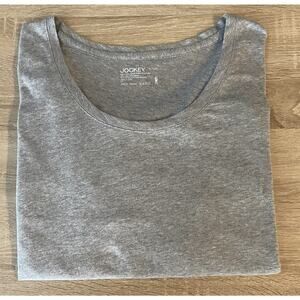 Jockey Men's XL Short Sleeve Cotton Sleep/Lounge T-Shirt Gray Heather NEW